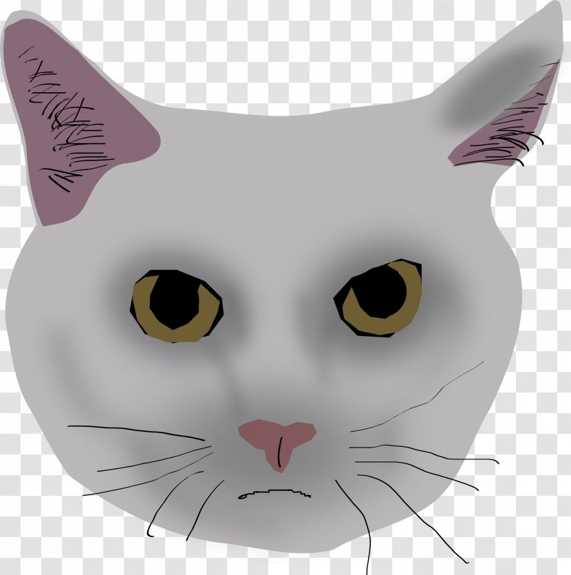 Cat Kitten Clip Art - Face - Head Cliparts Transparent PNG