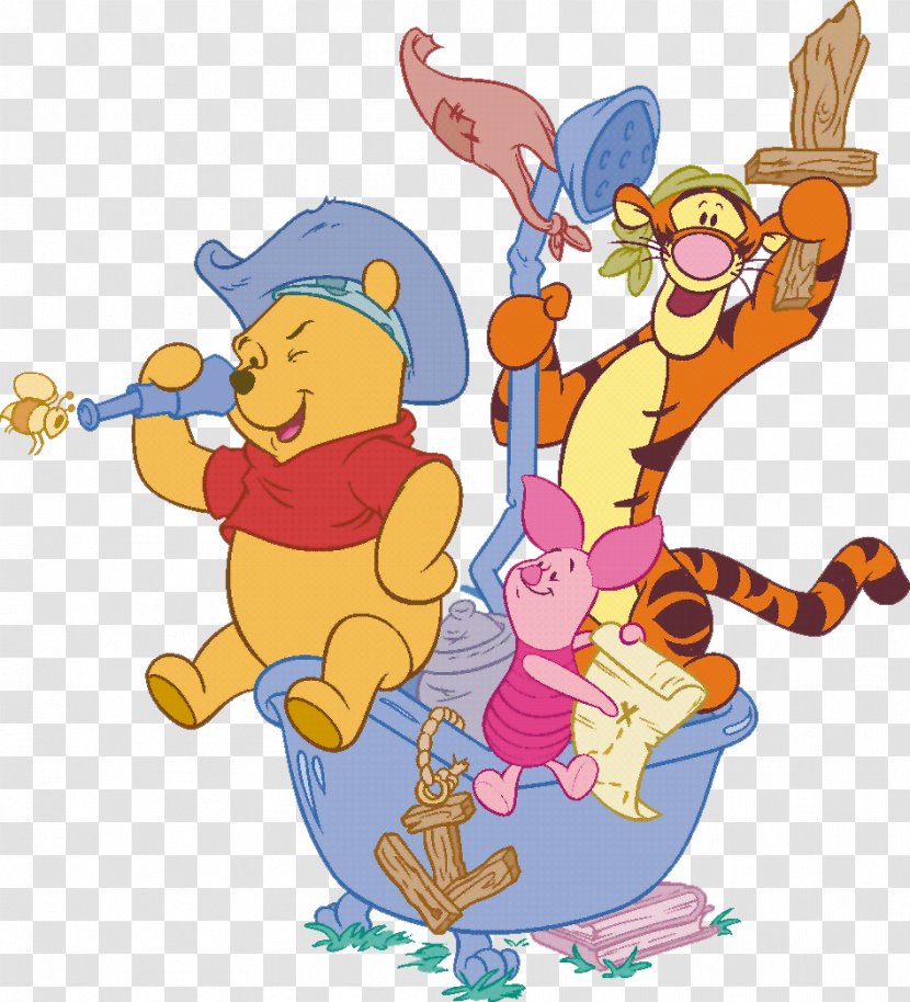 Winnie-the-Pooh Tigger Piglet Eeyore - Art - Winnie Pooh Transparent PNG