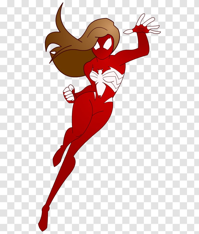 Spider-Woman (Jessica Drew) Elektra Fan Art Ultimate - Cartoon - Spider Woman Transparent PNG
