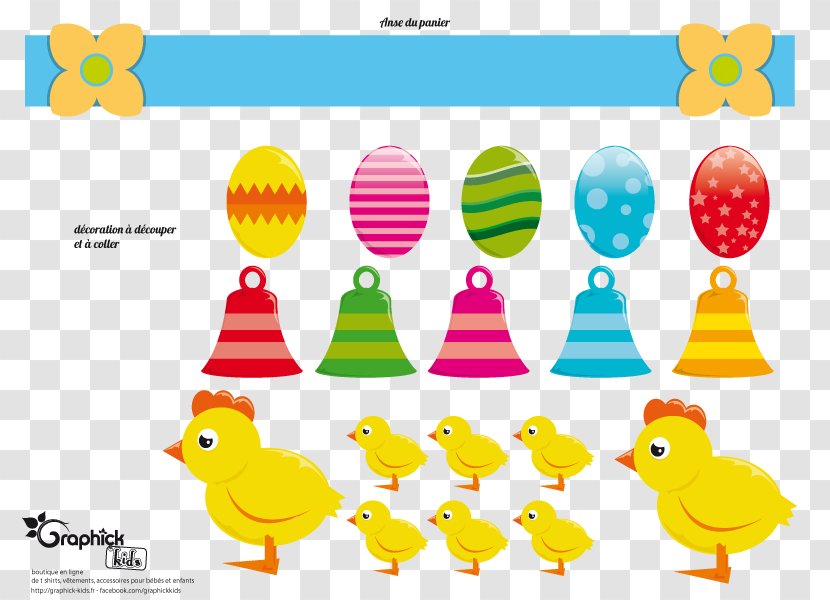 Toilet Paper Easter Egg Duck - Kids Decoration Transparent PNG