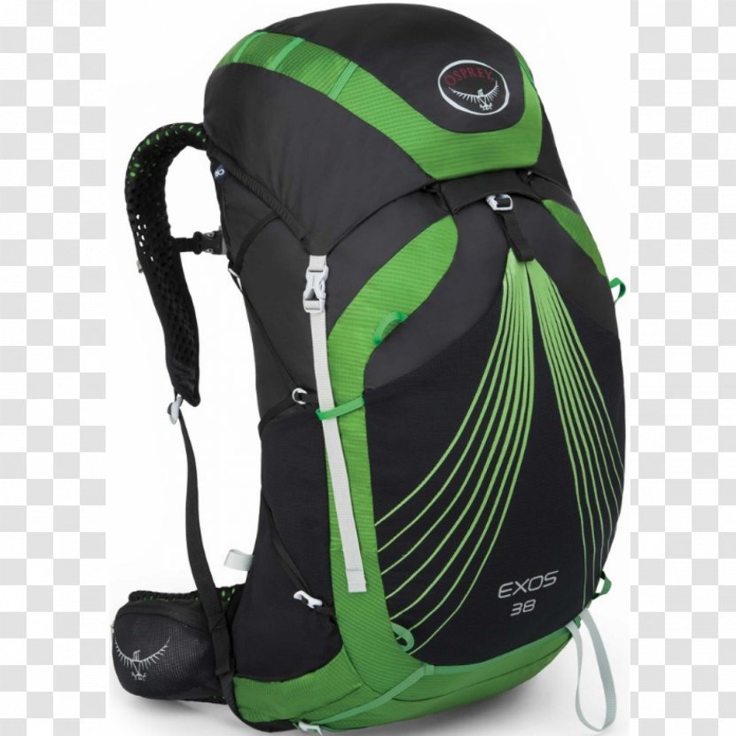 Osprey Exos 38 Backpacking Hiking - Hydration Pack - Backpack Transparent PNG