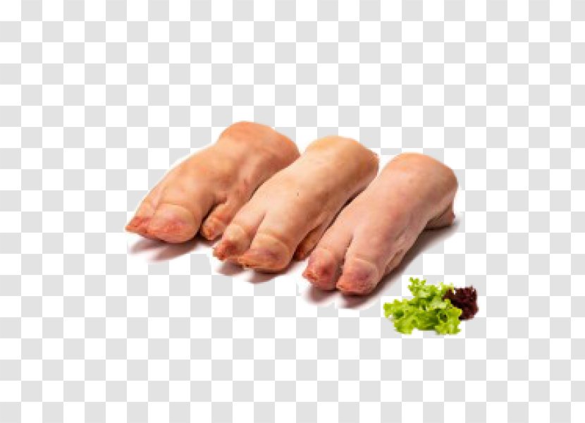 Domestic Pig Pork Pig's Trotters Adobo Meat - Thumb - Cutlet In Supermarket Transparent PNG