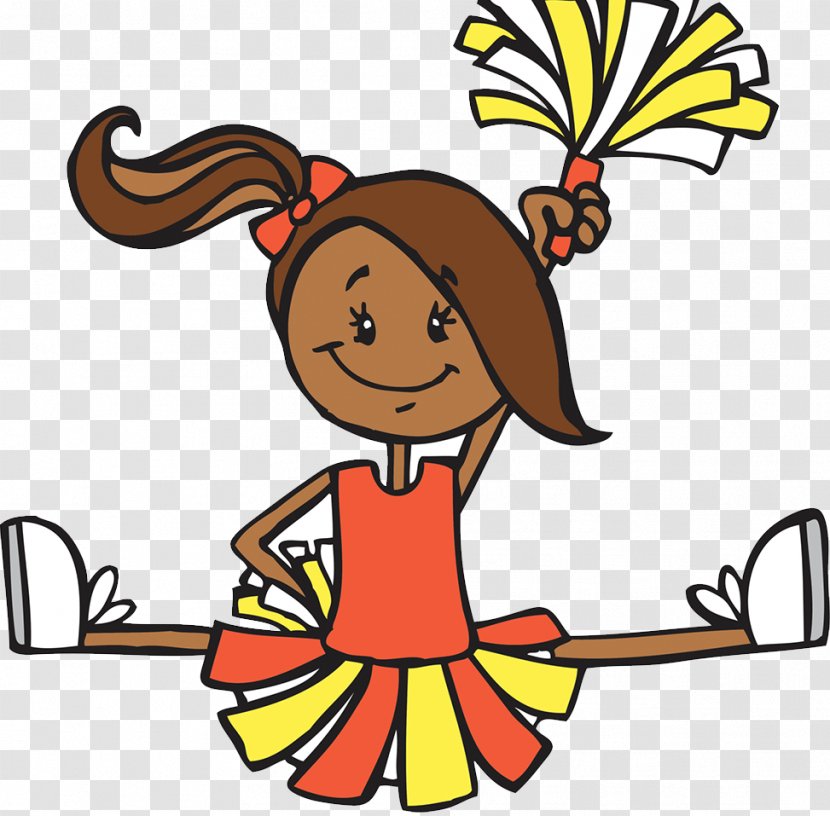 Cartoon Cheerleader Illustration - Tree - Cheerleaders Transparent PNG