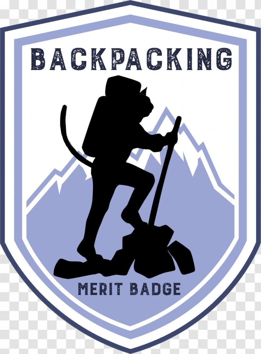 Clip Art Hiking Silhouette Image - Logo Transparent PNG