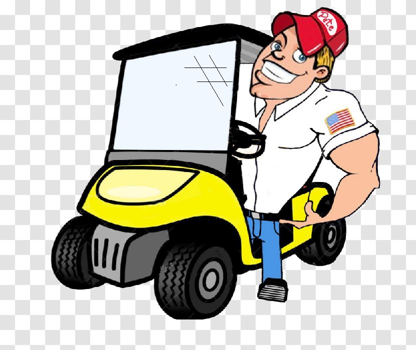 Golf Buggies Pete's Carts Clubs Clip Art - Mini Transparent PNG