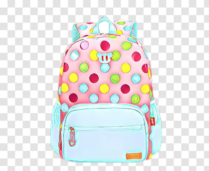 Polka Dot - Yellow - Luggage And Bags Pink Transparent PNG