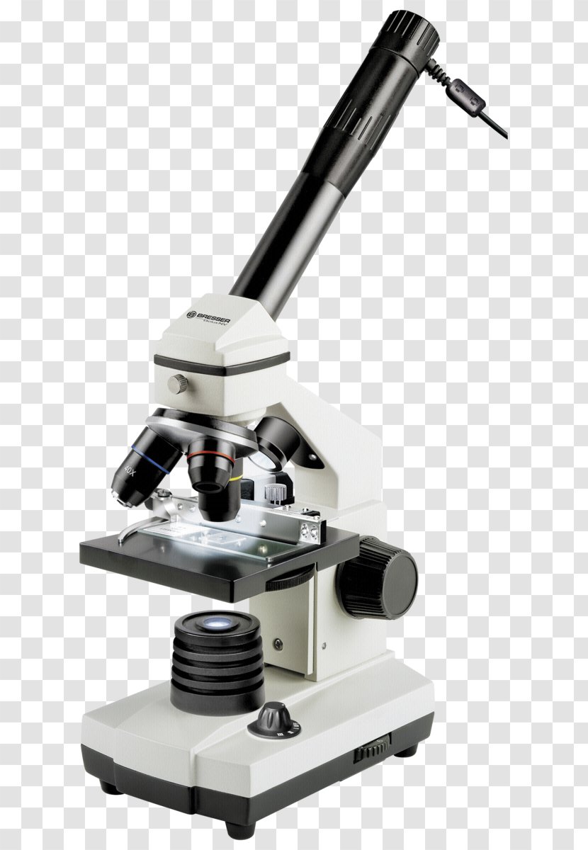 Optical Microscope Bresser Eyepiece Objective - Telescope - Usb Transparent PNG