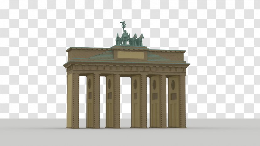 Facade Classical Architecture - Arch - Brandenburg Gate Transparent PNG