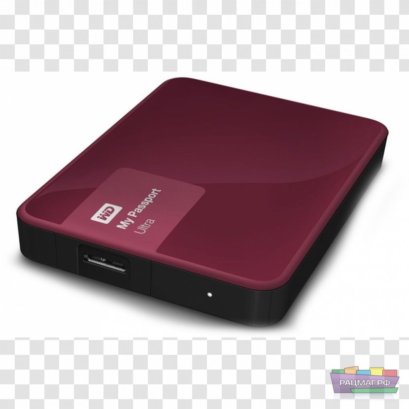 WD My Passport HDD Hard Drives Western Digital Ultra - Terabyte - Hdd Transparent PNG
