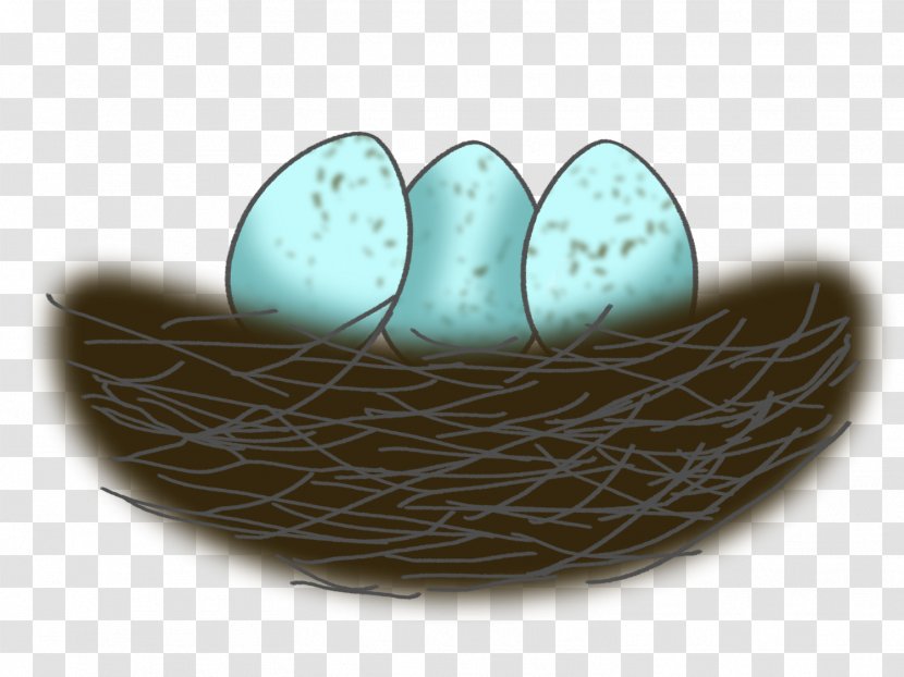 Turquoise - Egg - Nest Transparent PNG