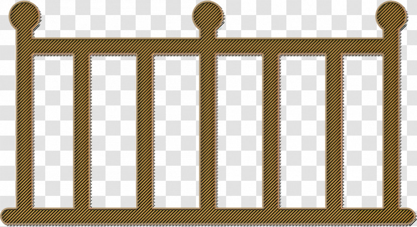 City Elements Icon Icon Fence Icon Transparent PNG