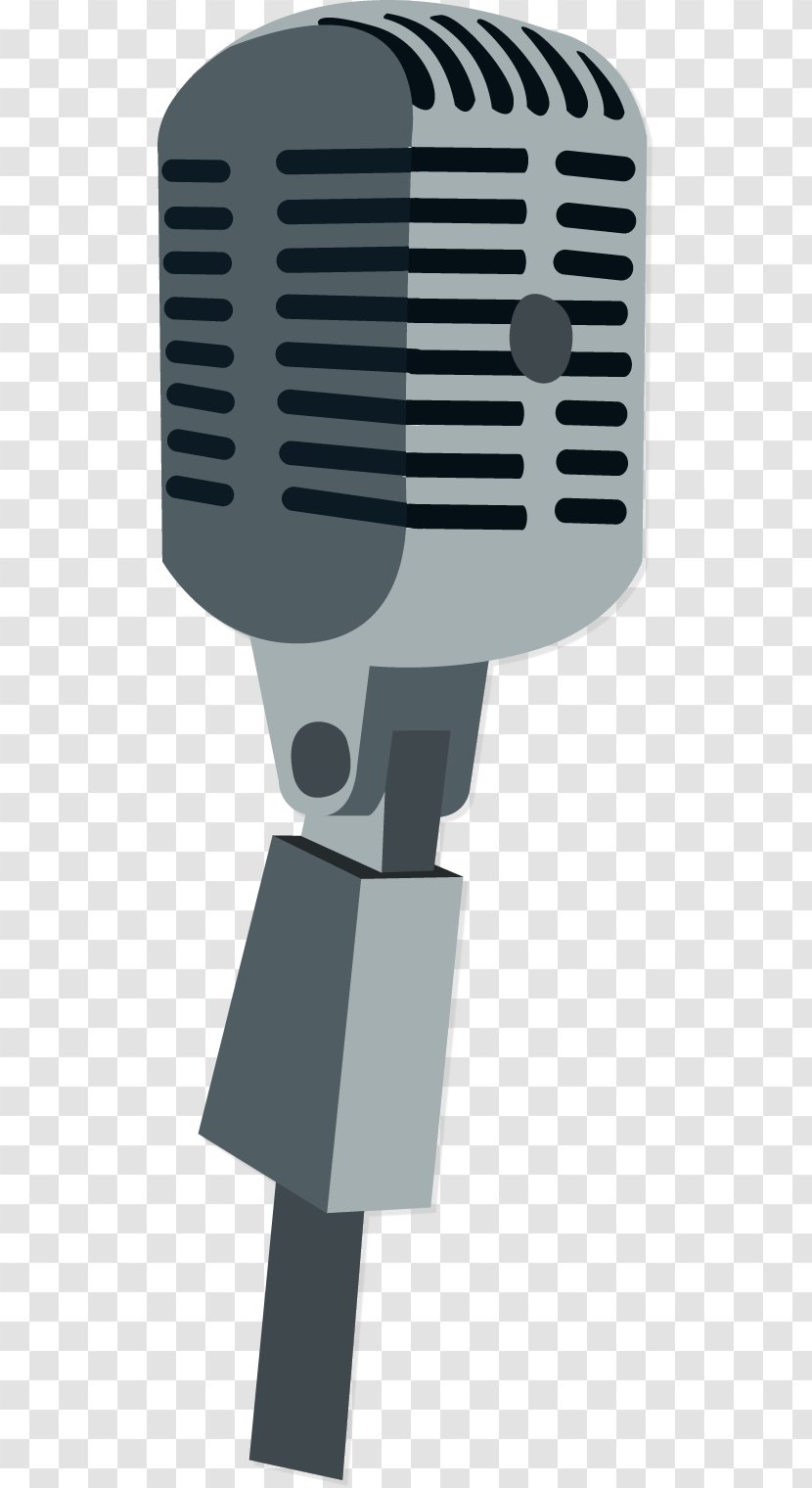 Microphone Cartoon Icon - Flower - Old Transparent PNG