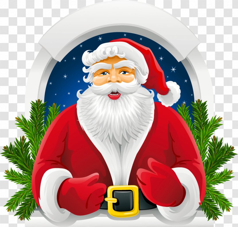Santa Claus Christmas Card Clip Art - Holiday Transparent PNG