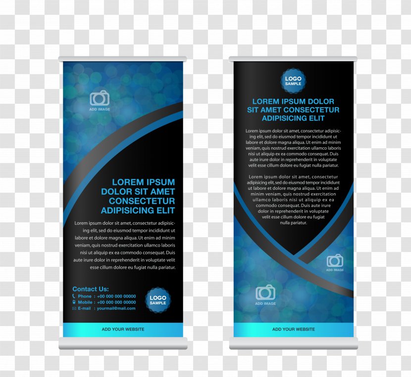 Advertising Web Banner Poster - Product Design - Roll Transparent PNG
