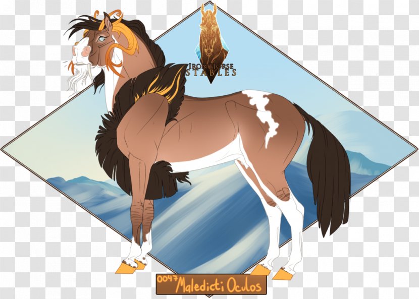 Mane Mustang Stallion Halter - Silhouette Transparent PNG