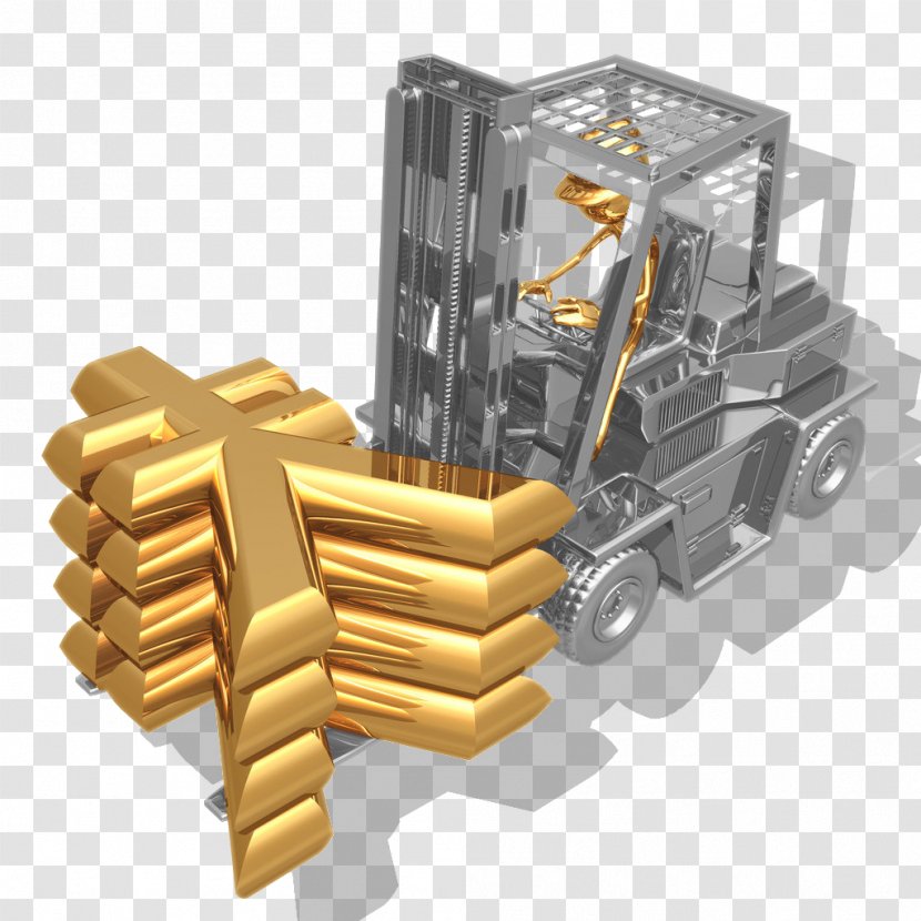 Forklift Transport - Resource - 3D Villain Transparent PNG