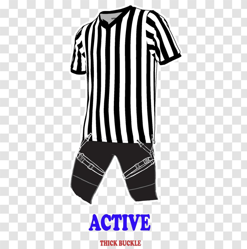 Jersey T-shirt Referee Sleeve Tuck - Sports Uniform Transparent PNG