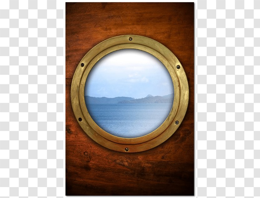 Porthole Ship Window Canvas Brass - Painting Transparent PNG