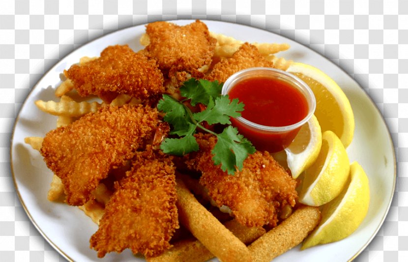 Chicken Nugget Crispy Fried Fish Finger Fingers - Side Dish - Shrimps Transparent PNG