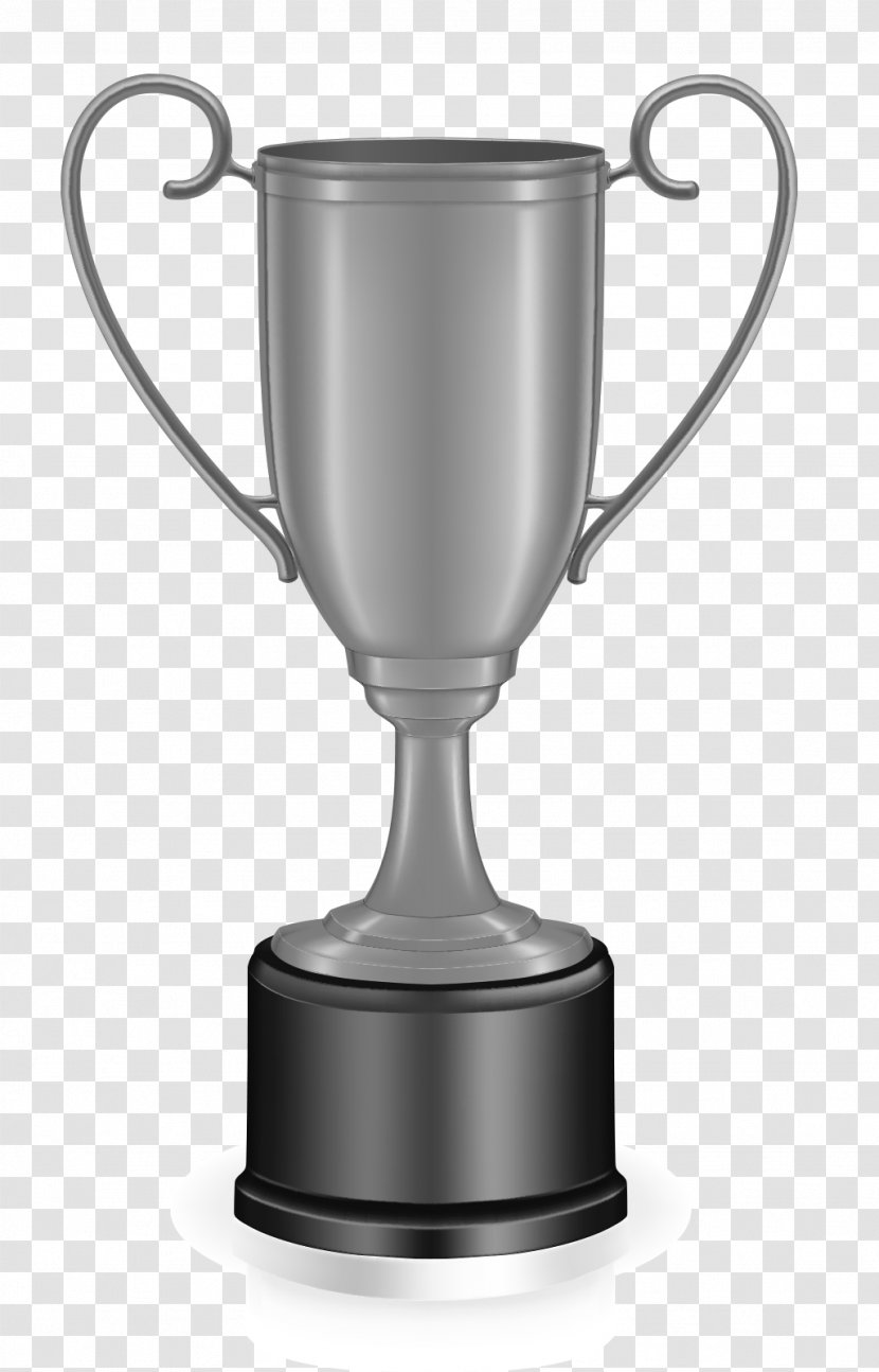 Trophy Award Photography Illustration - Drinkware - Silver Vector Material Transparent PNG