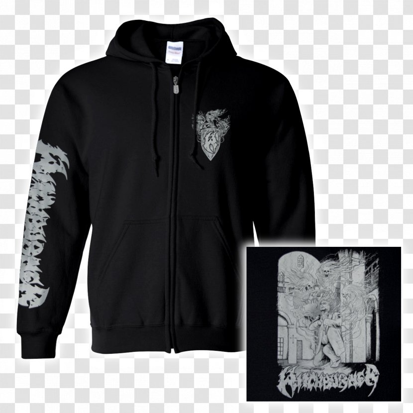 Hoodie Long-sleeved T-shirt Zipper - Polo Shirt - Metal Transparent PNG