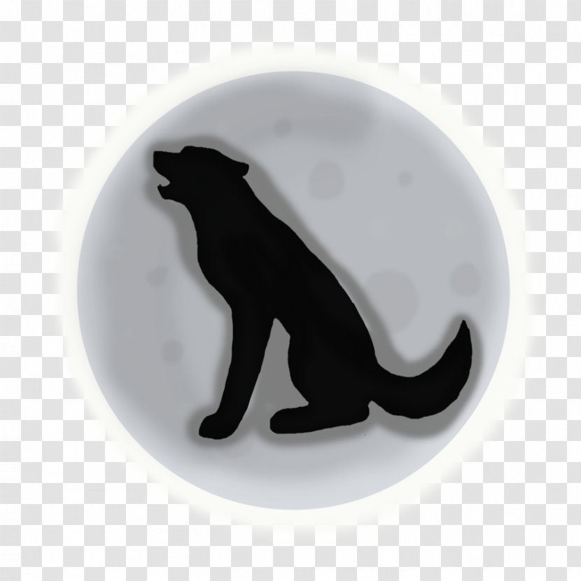 Cat Black M Font - The Wolf And Moon Transparent PNG