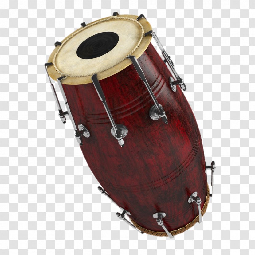 Dholak Djembe Tom-tom Drum - Flower - Piano Drums Transparent PNG