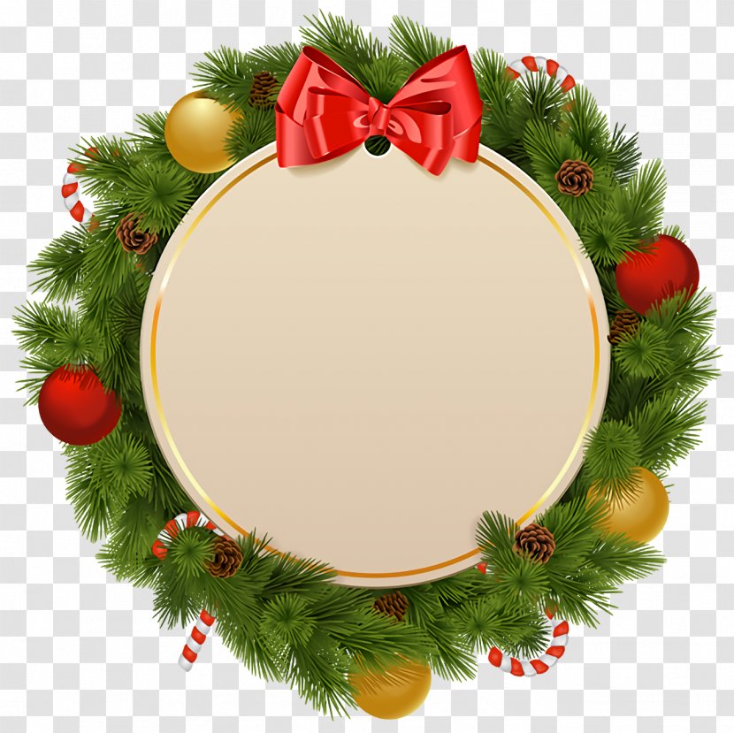 Christmas Wreath Ornaments - Tree - Interior Design Conifer Transparent PNG
