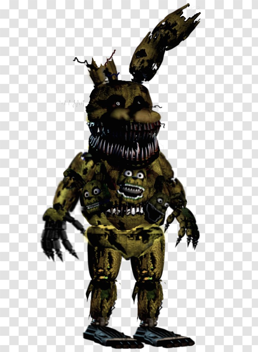 Five Nights At Freddy's 4 3 Nightmare Fan Art - Skin - The Twisted Ones Transparent PNG