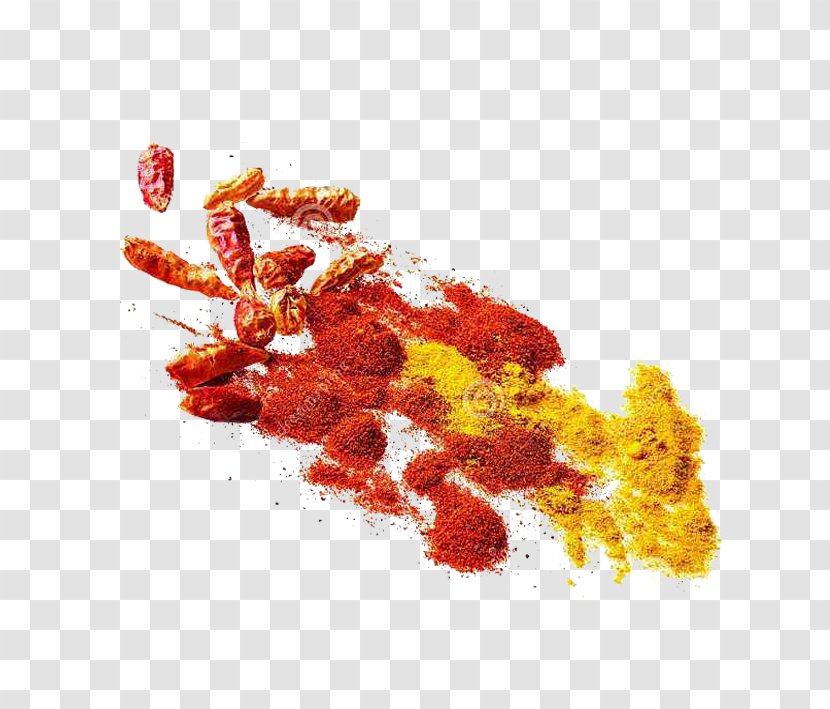 Chili Pepper Capsicum Annuum Spice Powder Paprika - Seasoning - Spicy Face Transparent PNG