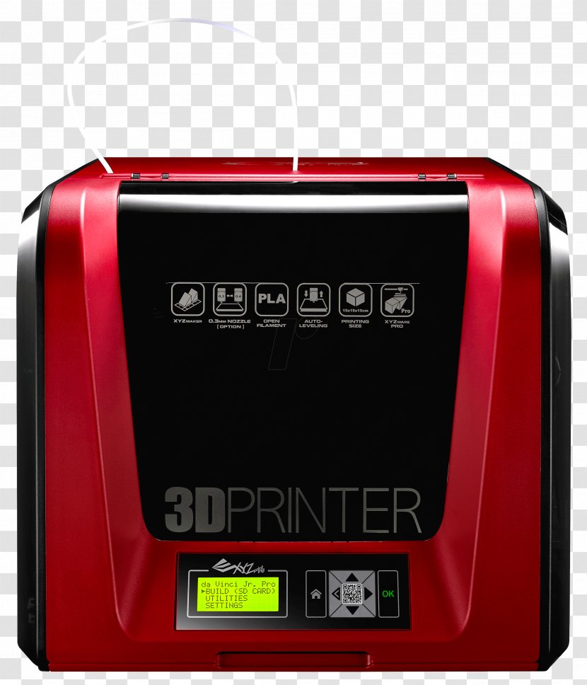 3D Printing Filament Polylactic Acid Printer - Manufacturing - Da Vinci Transparent PNG