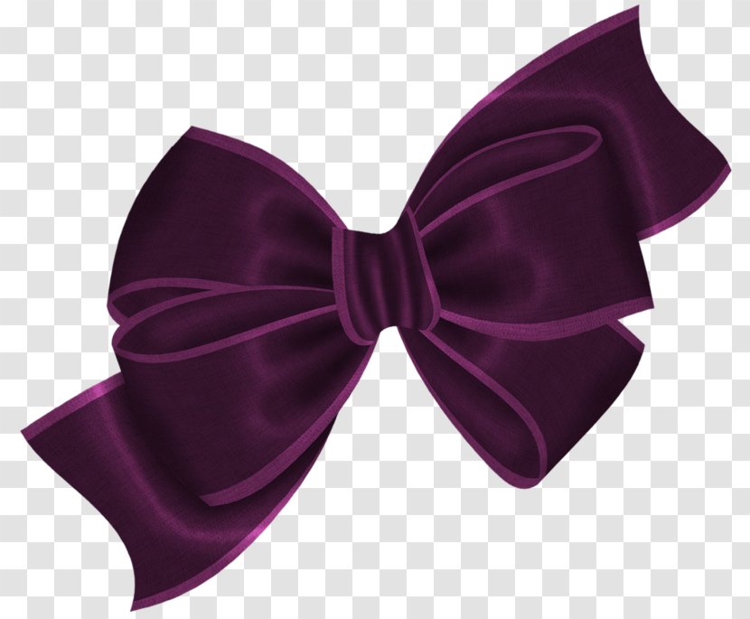 Mrs. Claus Christmas Ribbon Knot Illustration - Violet - Purple Bow Transparent PNG