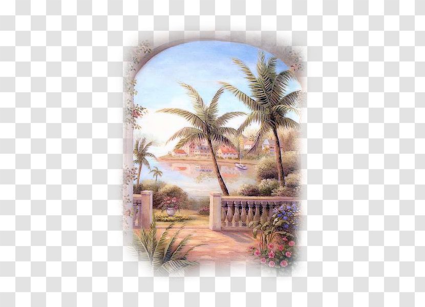 Oil Painting Work Of Art Canvas - Artwork Transparent PNG