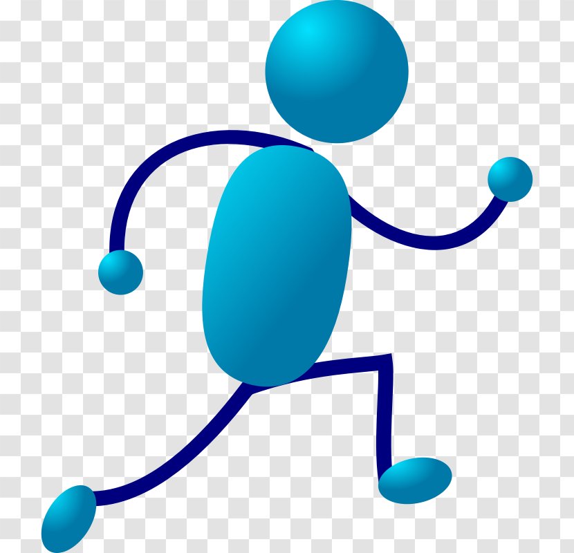 Stick Figure Running Animation Clip Art - Paxed Transparent PNG