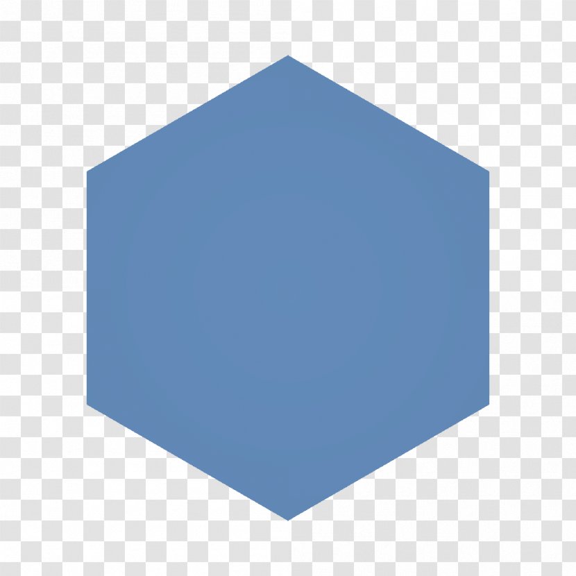 Unturned Water Tank Storage Trade - Azure - Hexagon Transparent PNG