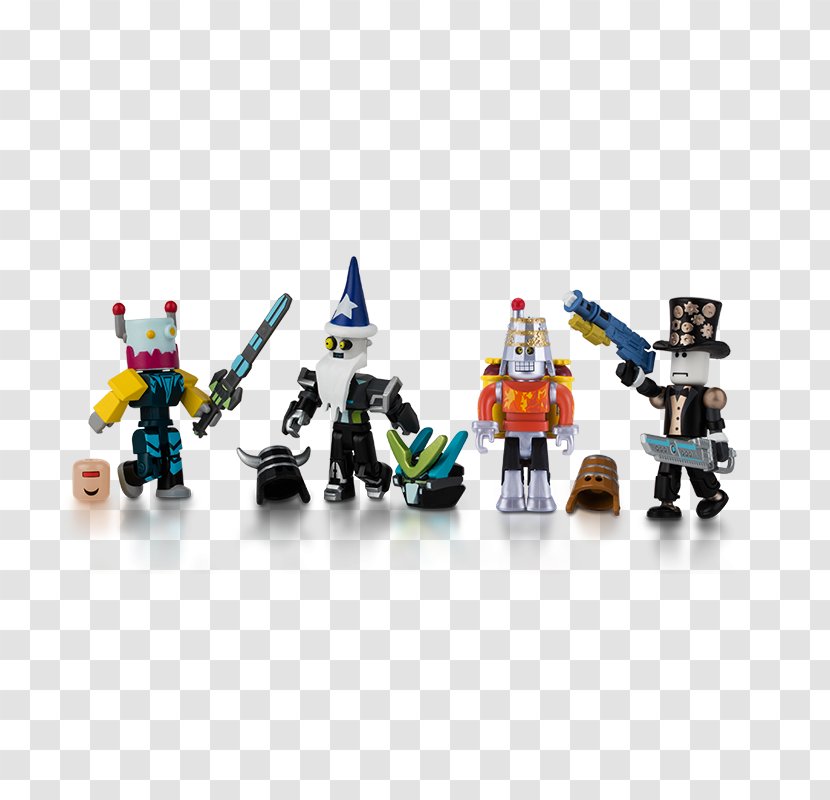 Roblox Mix & Match Set Action Toy Figures Robot Riot Video Games - Block Transparent PNG
