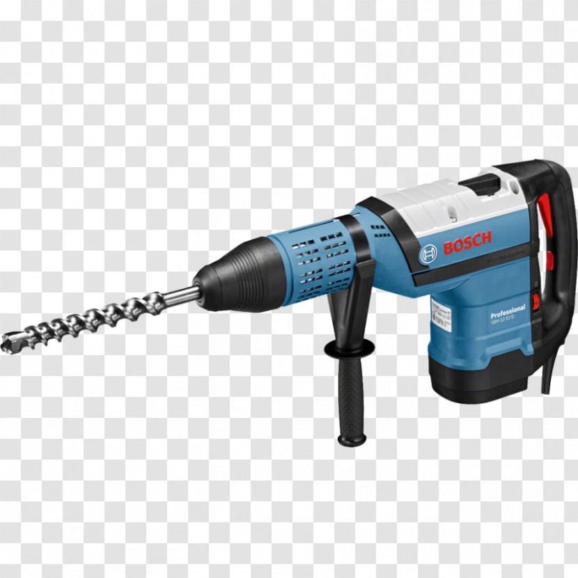 Bosch Professional GBH 12-52 D SDS-Max-Hammer Drill 1700 W Incl. Case Augers Tool - Power - Hammer Transparent PNG