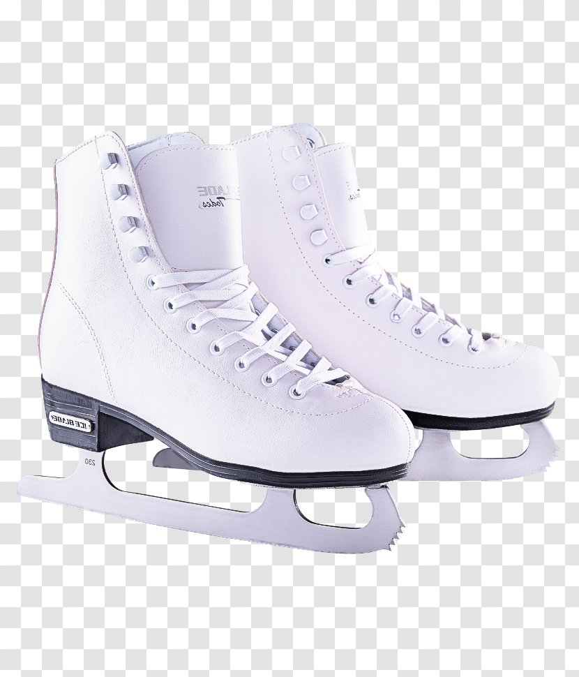 Figure Skate Footwear White Ice Hockey Equipment - Athletic Shoe Outdoor Transparent PNG
