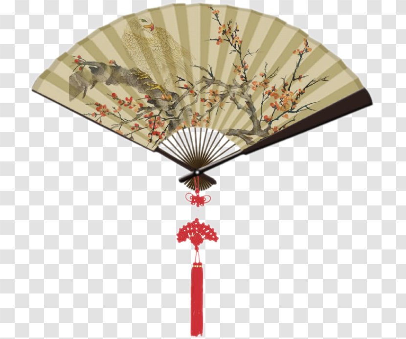 Paper Hand Fan Download - Chinese Knot Transparent PNG