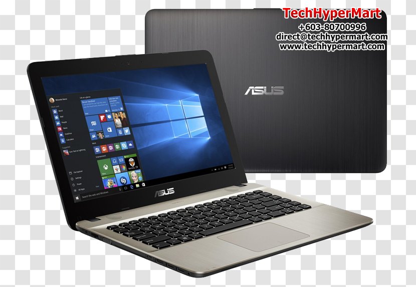 Laptop Intel Core ASUS Notebook X441 - Display Device - Color Package Transparent PNG