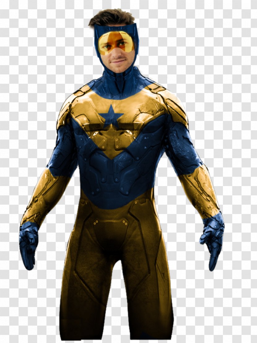 Booster Gold Superhero Damian Wayne Blue Beetle Comics - Deviantart - 21 Savage Transparent PNG