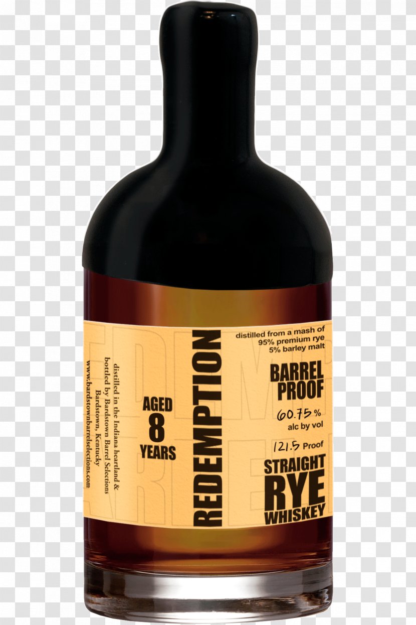 Rye Whiskey American Distilled Beverage Bourbon - Bottle Transparent PNG