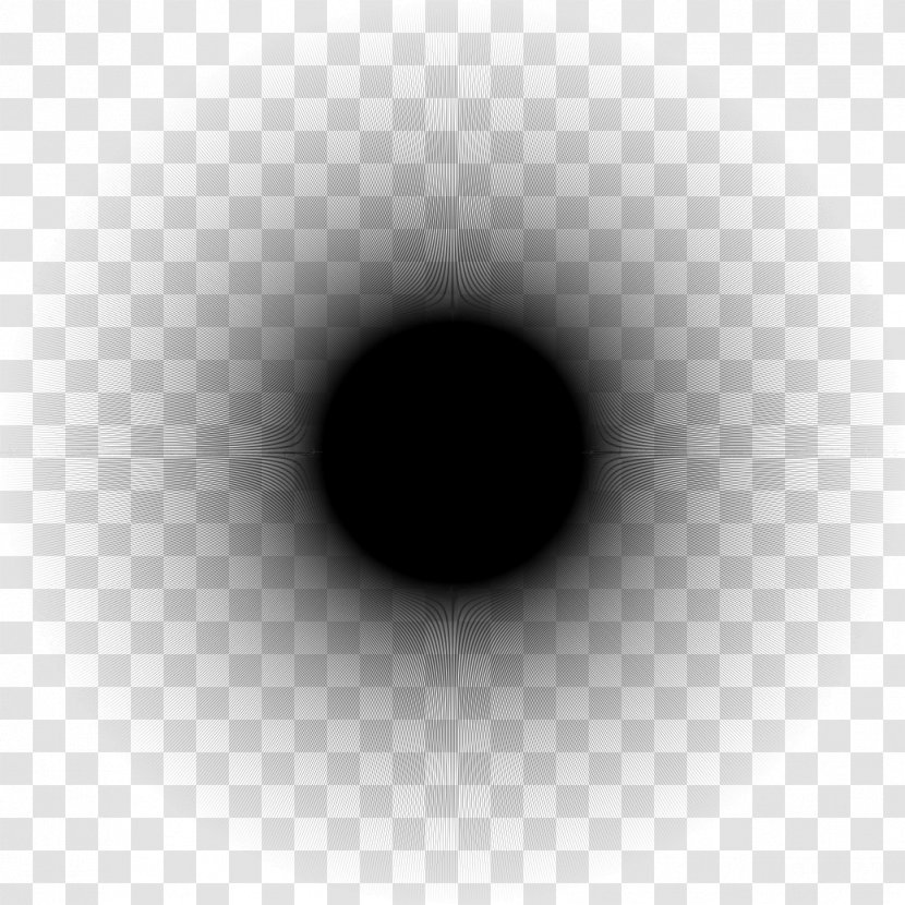 Black And White Monochrome Photography Circle Desktop Wallpaper - Illusion Transparent PNG