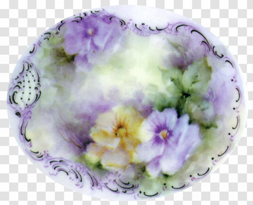 Porcelain Flower - Platter Transparent PNG