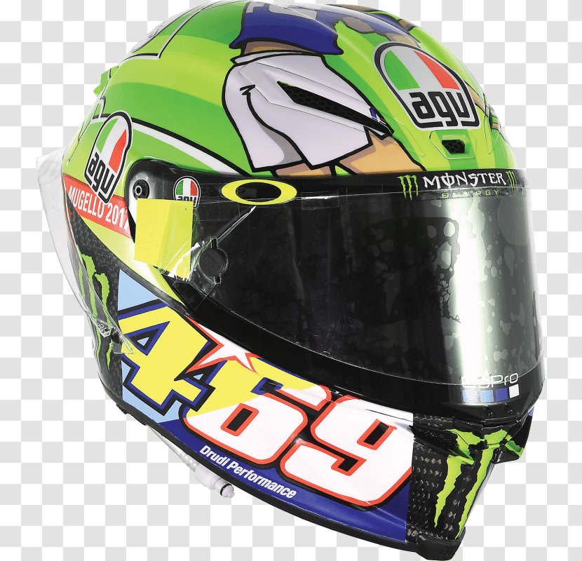 Motorcycle Helmets Mugello Circuit MotoGP Italian Grand Prix AGV - Sports Equipment Transparent PNG