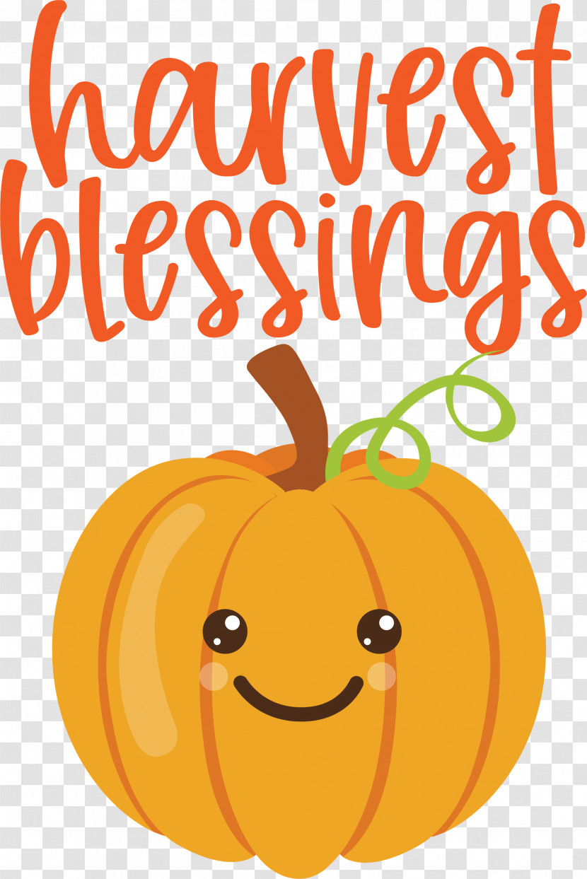 Harvest Blessings Thanksgiving Autumn Transparent PNG