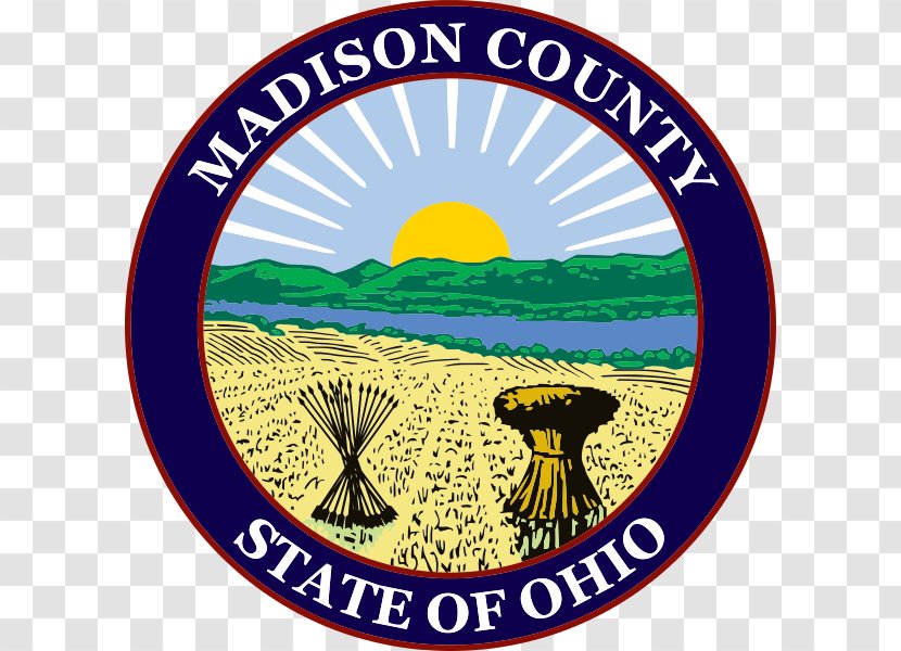 Madison County, Ohio Fulton Wyandot Highland Seal Of - Attorney General - Recreation Transparent PNG