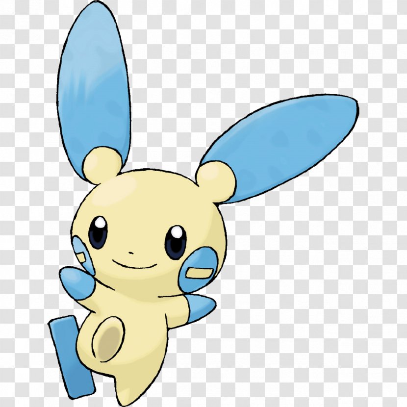 Pokémon GO Ruby And Sapphire Minun Pikachu Plusle - Rabbit - Pokemon Go Transparent PNG