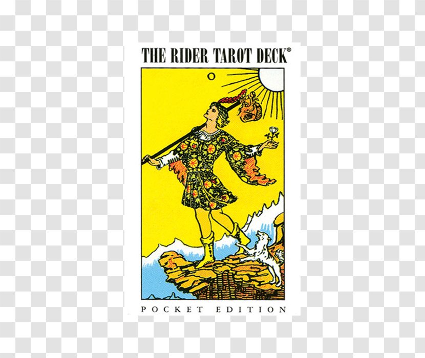 Original Rider Waite Tarot Pack Miniature Deck Rider-Waite The Fool - Comics - Riderwaite Transparent PNG