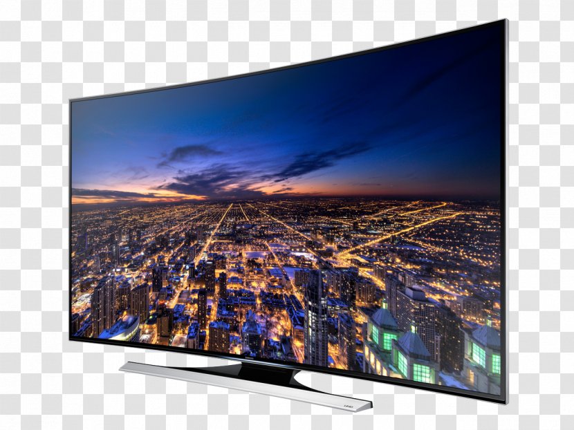 4K Resolution Ultra-high-definition Television LED-backlit LCD Smart TV Samsung - Curved - Hard Screen EUI Intelligent Ecosystem Transparent PNG